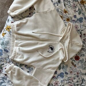 Stella Viva Crop Zip-Up Hoodie